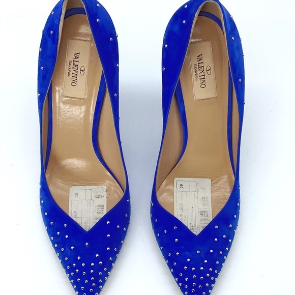 Valentino Suede Studded Pump - Picture 6 of 13